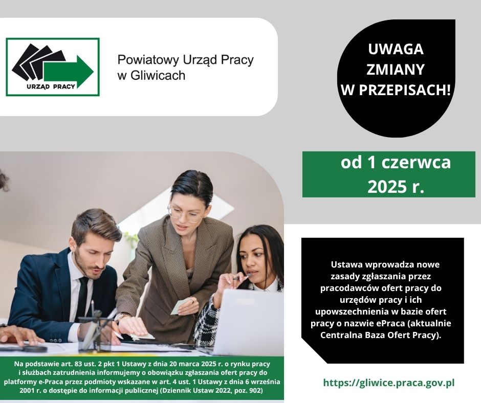 Zdjęcie artykułu Zmiany dotyczące zgłaszania ofert pracy