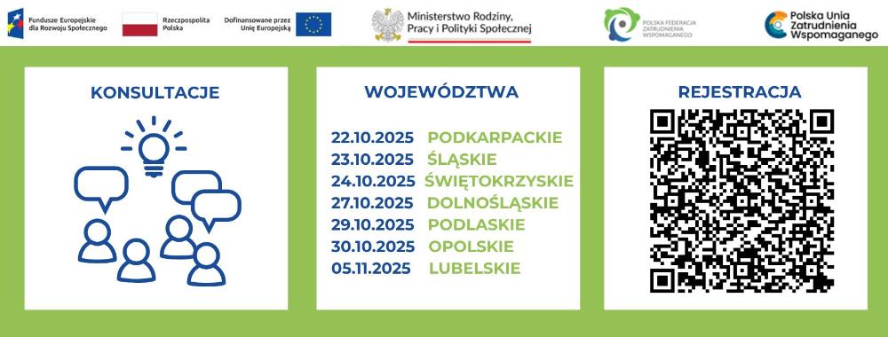 Zdjęcie artykułu Projekt pn. "Standaryzacja Modelu Zatrudnienia Wspomaganego w Polsce"