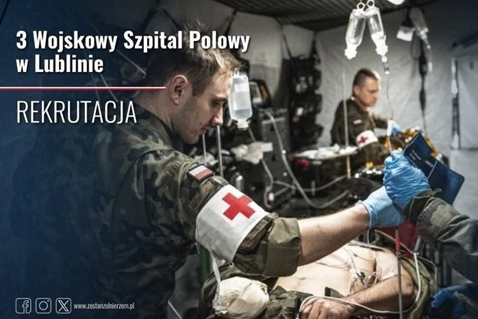 Zdjęcie artykułu Rekrutacja do 3. Wojskowego Szpitala Polowego w Lublinie!