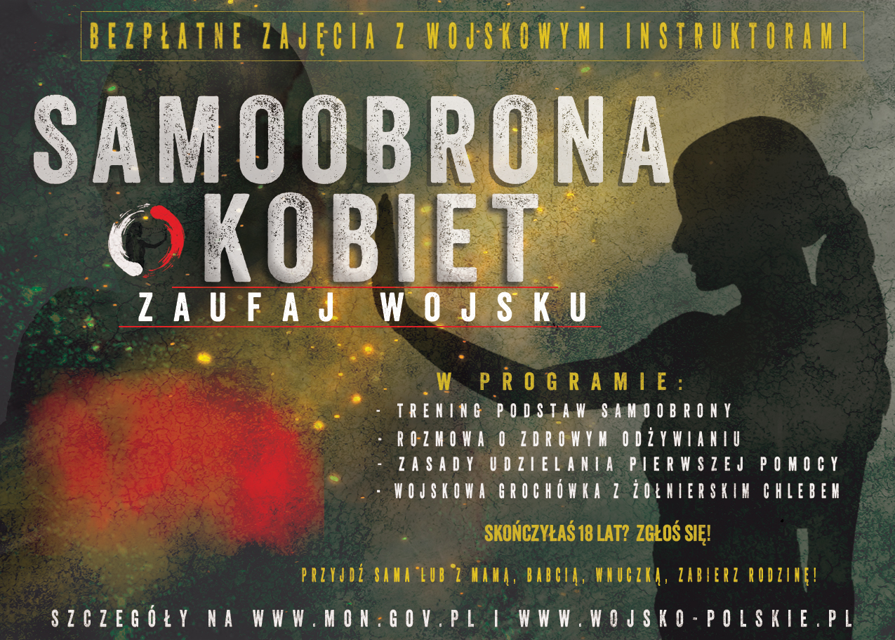 samoobrona kobiet plakat