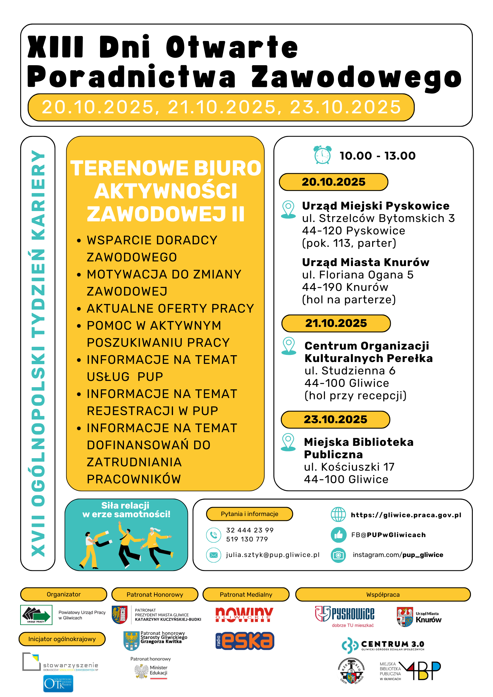 Zdjęcie artykułu Pracownicy PUP w terenie! Już 20.10.2025 ruszamy z "Terenowym Biurem Aktywności Zawodowej II"!