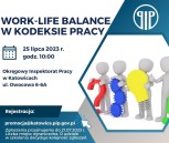 Obrazek dla: Zapraszamy pracodawców na szkolenie „Work-life balance w kodeksie pracy”